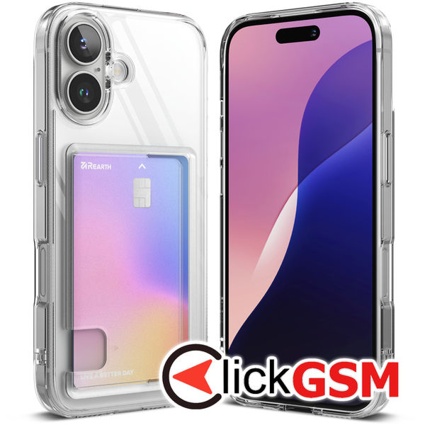 Ringke - Fusion Card - iPhone 16 Plus - Clear