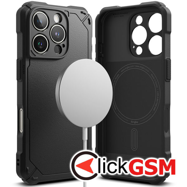 Ringke - Rugged Gear MagSafe - iPhone 16 Pro - Black
