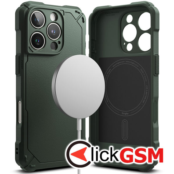 Ringke - Rugged Gear MagSafe - iPhone 16 Pro - Dark Green