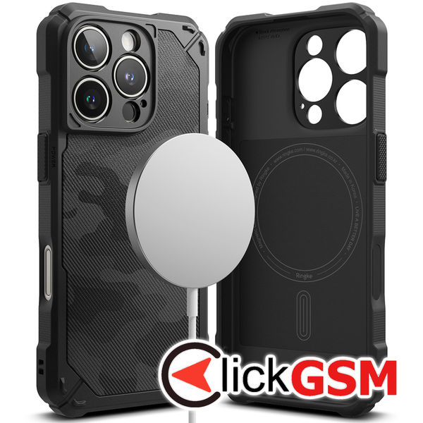 Ringke - Rugged Gear MagSafe - iPhone 16 Pro - Camo Black