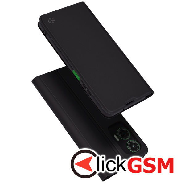 Techsuit - Magskin Book - Motorola Moto G35 - Black