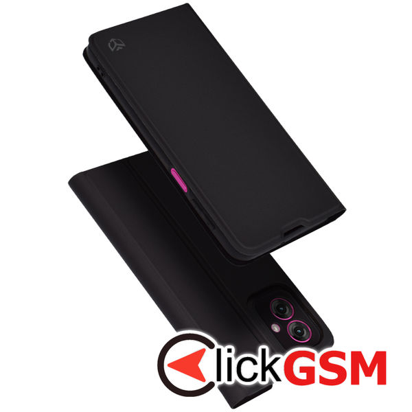 Techsuit - Magskin Book - Motorola Moto G55 - Black