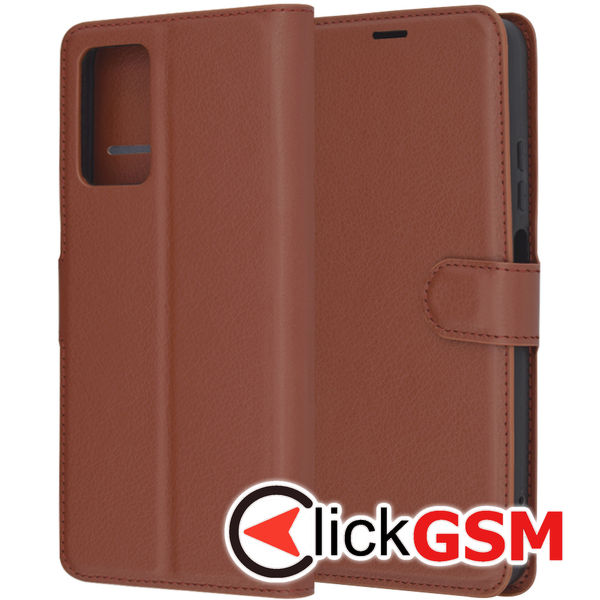 Techsuit - Leather Folio - Motorola Moto G35 - Brown
