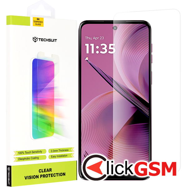 Techsuit - Clear Vision Glass - Motorola Moto G55 - Transparent