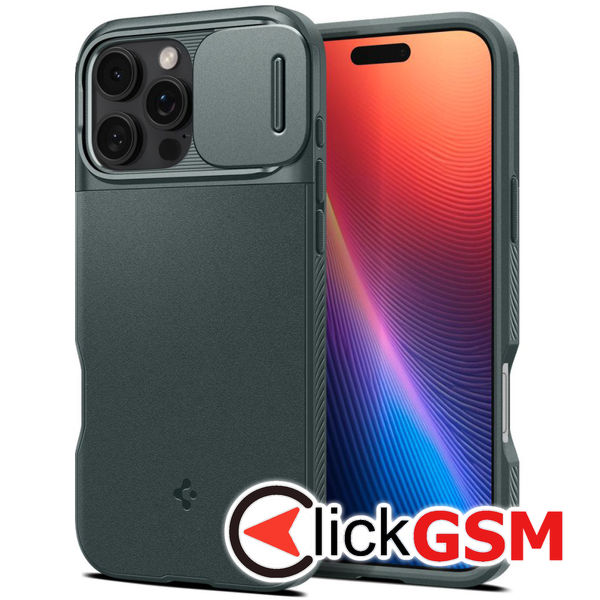 Spigen - Optik Armor MagSafe - iPhone 16 Pro Max - Abyss Green