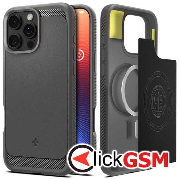 Spigen - Rugged Armor MagSafe- iPhone 16 Pro Max - Grey
