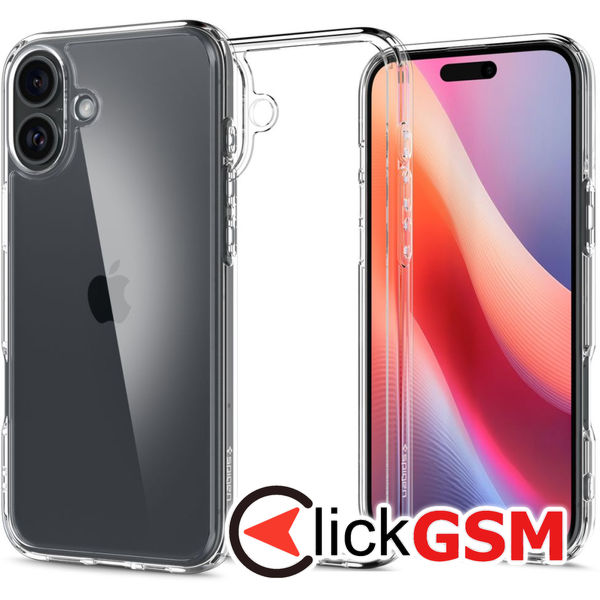 Spigen - Ultra Hybrid - iPhone 16 - Clear