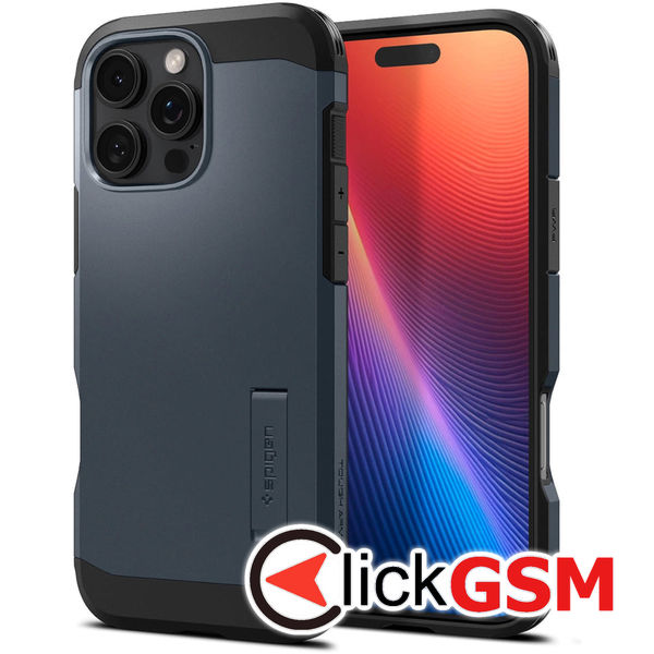 Spigen - Tough Armor MagSafe - iPhone 16 Pro Max - Metal Slate