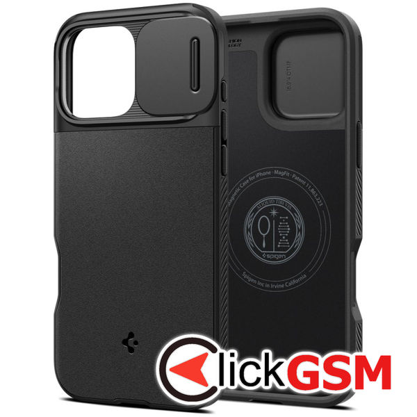 Spigen - Optik Armor MagSafe - iPhone 16 Pro - Black