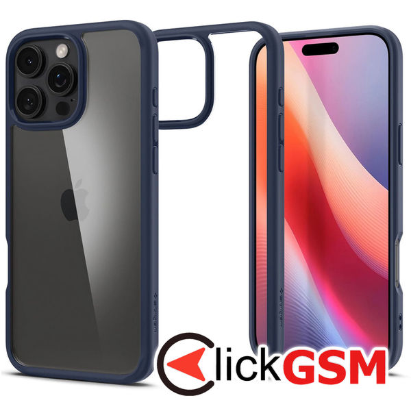 Spigen - Ultra Hybrid - iPhone 16 Pro Max - Navy Blue