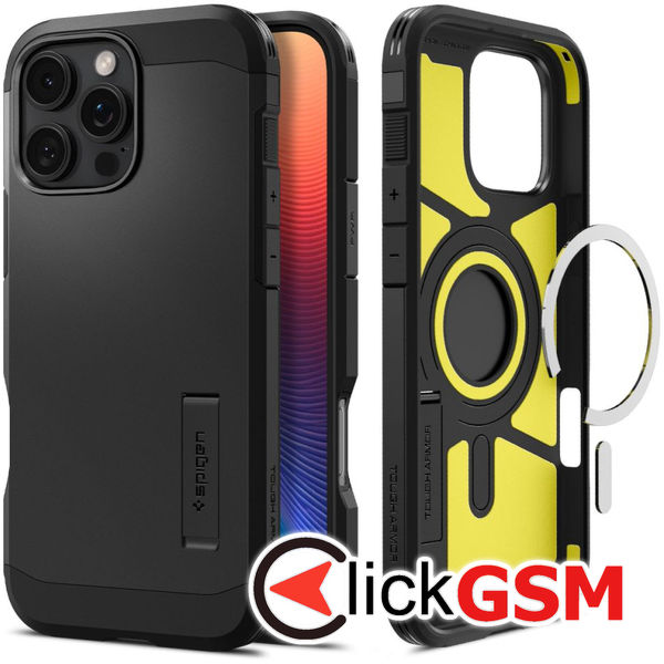 Spigen - Tough Armor MagSafe - iPhone 16 Pro - Black