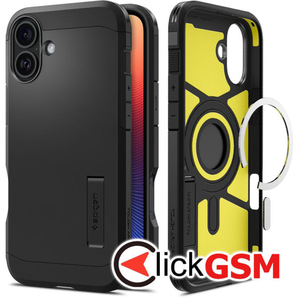 Spigen - Tough Armor MagSafe - iPhone 16 Plus - Black