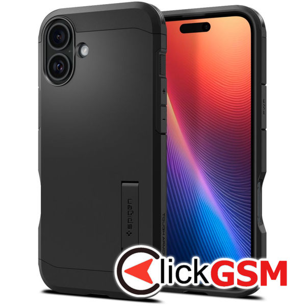 Spigen - Tough Armor MagSafe - iPhone 16 - Black