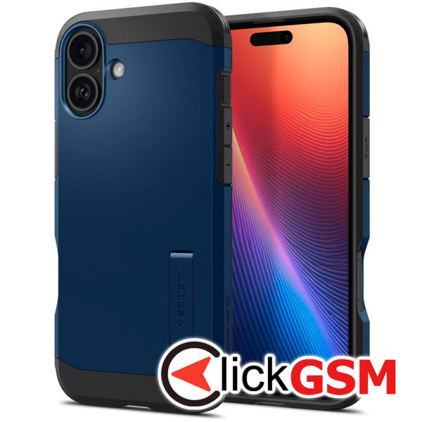 Spigen - Tough Armor MagSafe - iPhone 16 - Navy Blue