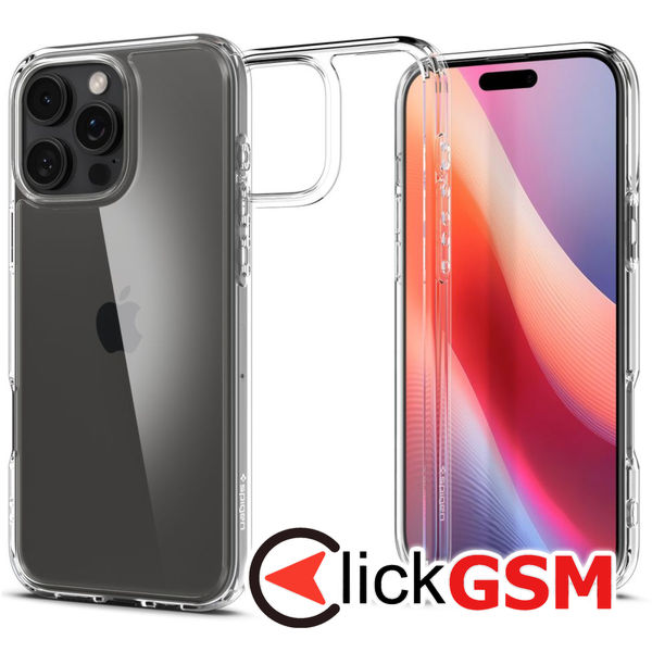 Spigen - Ultra Hybrid - iPhone 16 Pro - Crystal Clear