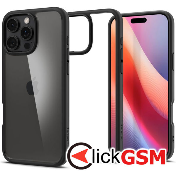 Spigen - Ultra Hybrid - iPhone 16 Pro - Matte Black