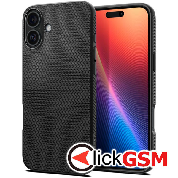 Spigen - Liquid Air - iPhone 16 - Matte Black