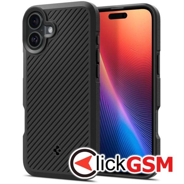 Spigen - Core Armor - iPhone 16 - Matte Black