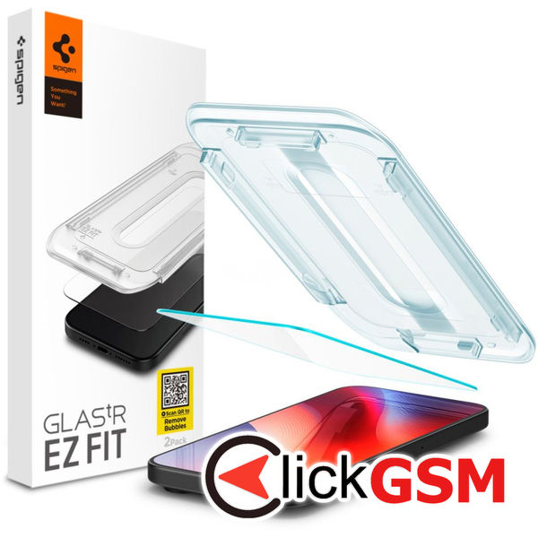 Spigen - Glas.tR EZ-FIT - iPhone 16 Pro Max - Clear