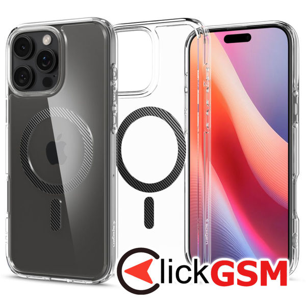 Spigen - Ultra Hybrid MagSafe - iPhone 16 Pro - Carbon Fiber