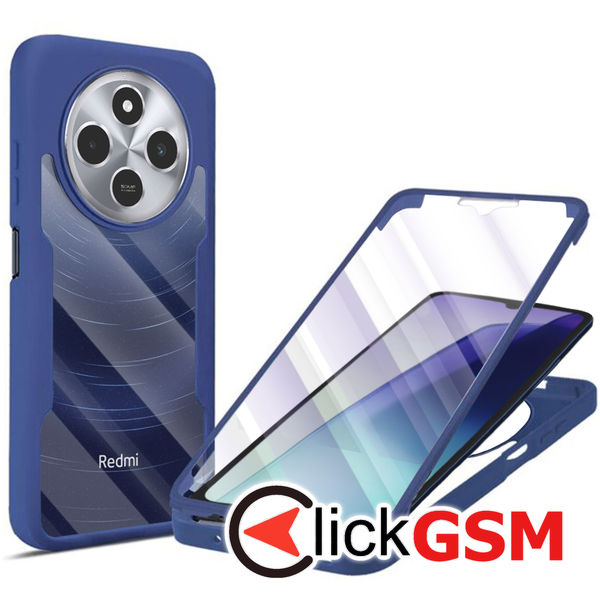 Techsuit - ColorVerse 360 Series + Screen Protector - Xiaomi Redmi 14C / Poco C75 - Blue