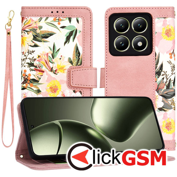 Techsuit - FlipCraft - Xiaomi 14T - Sweetheart Pink