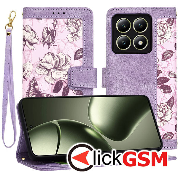 Techsuit - FlipCraft - Xiaomi 14T - Mysterious Purple