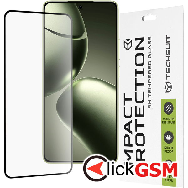 Techsuit - 111D Full Cover / Full Glue Glass - Xiaomi 14T / 14T Pro - Black