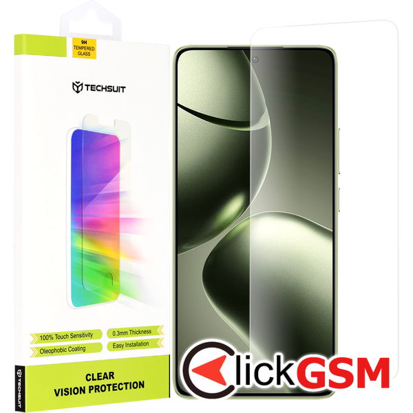 Techsuit - Clear Vision Glass - Xiaomi 14T / 14T Pro - Transparent
