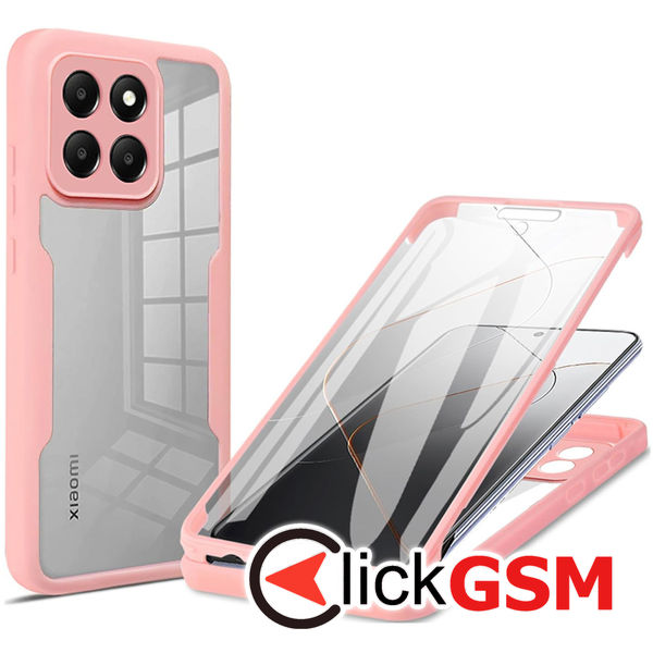 Techsuit - ColorVerse 360 Series + Screen Protector - Xiaomi 14T - Pink