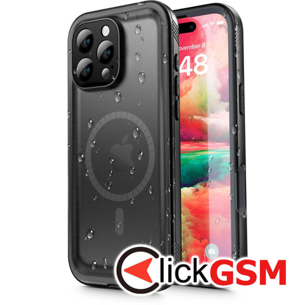 ShellBox - Waterproof IP68 Case - iPhone 16 Pro Max - Black