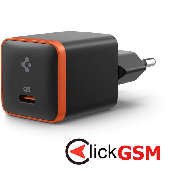 Spigen - Wall Charger Arcstation Essential (EE301EU) - Type-C, Quick Charge, PD30W - Black