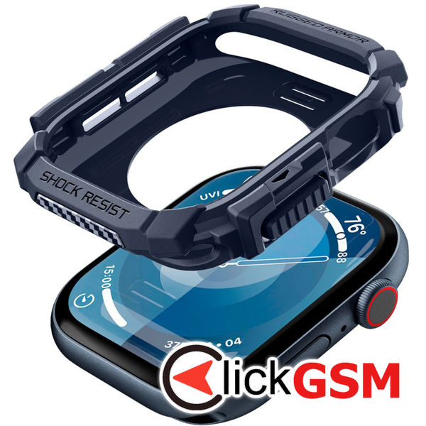 Spigen - Rugged Armor - Apple Watch 10 46mm - Navy Blue