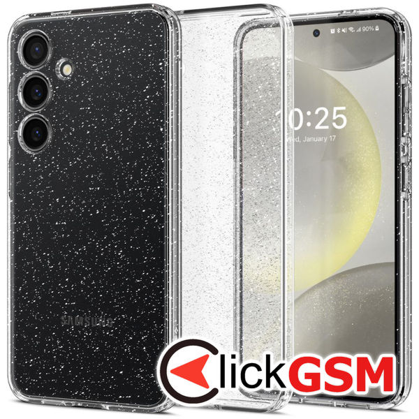 Spigen - Liquid Crystal Glitter - Samsung Galaxy S24 FE - Crystal Quartz