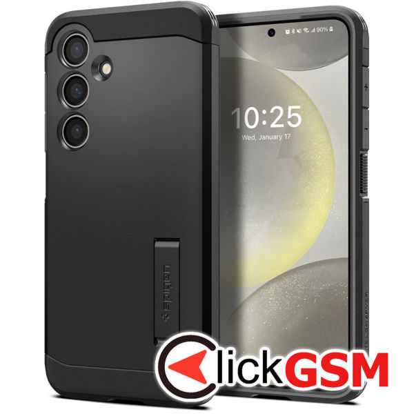 Spigen - Tough Armor - Samsung Galaxy S24 FE - Black