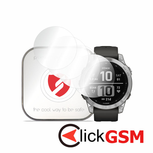 Smart Protection - Premium Classic (4 pack) - Garmin Fenix 7 - Clear