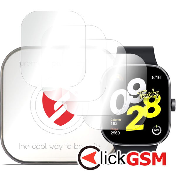 Smart Protection - Premium Classic (4 pack) - Xiaomi Redmi Watch 4 - Clear
