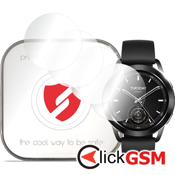 Smart Protection - Premium Classic (4 pack) - Xiaomi Watch S3 - Clear