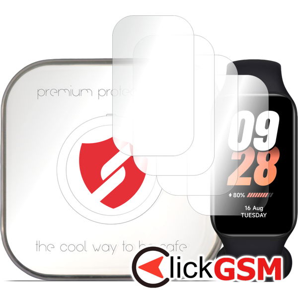 Smart Protection - Premium Classic (4 pack) - Xiaomi Mi Band 8 Active - Clear