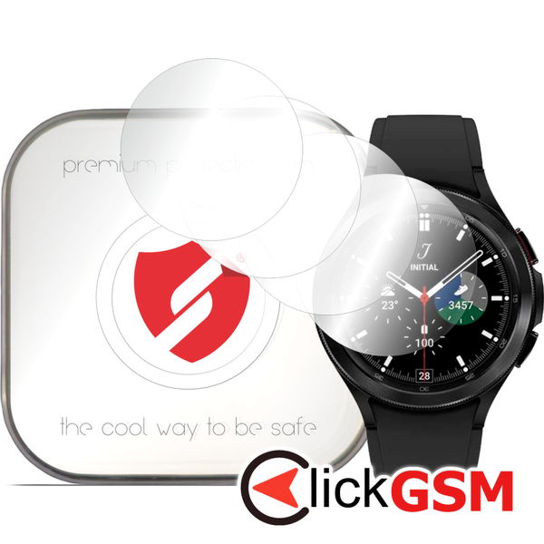 Smart Protection - Premium Classic (4 pack) - Samsung Galaxy Watch4 Classic 46mm - Clear