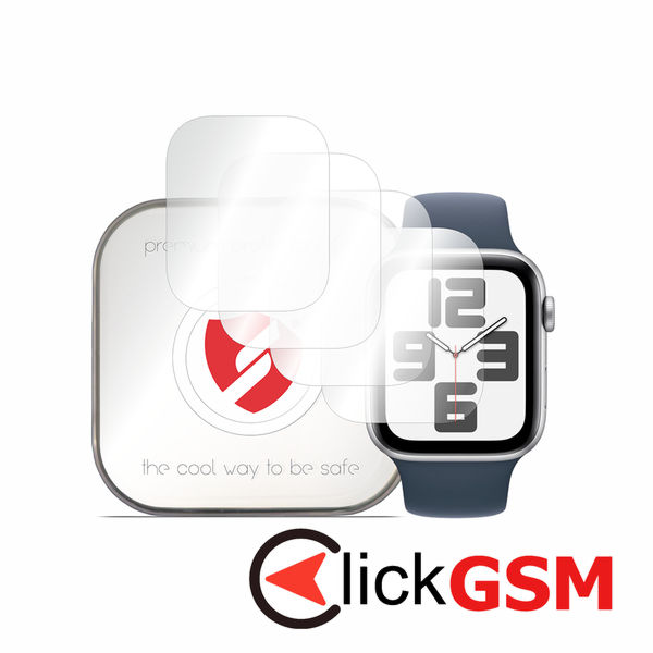 Smart Protection - Premium Classic (4 pack) - Apple Watch 4 / 5 / 6 / SE / SE 2 / 7 / 8 / 9 (44mm / 45mm) - Clear