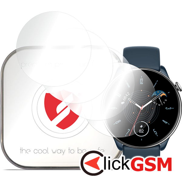 Smart Protection - Premium Classic (4 pack) - Amazfit GTR Mini - Clear