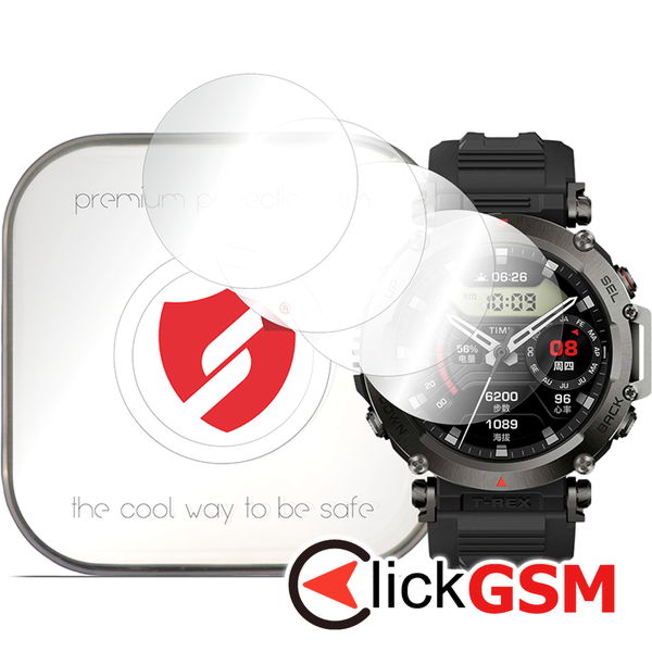 Smart Protection - Premium Classic (4 pack) - Amazfit T-Rex Ultra - Clear
