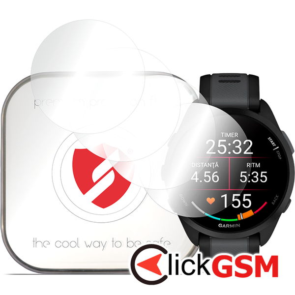 Smart Protection - Premium Classic (4 pack) - Garmin Forerunner 165 - Clear