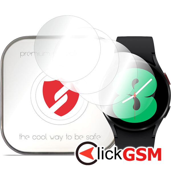 Smart Protection - Premium Classic (4 pack) - Samsung Galaxy Watch4 40mm - Clear