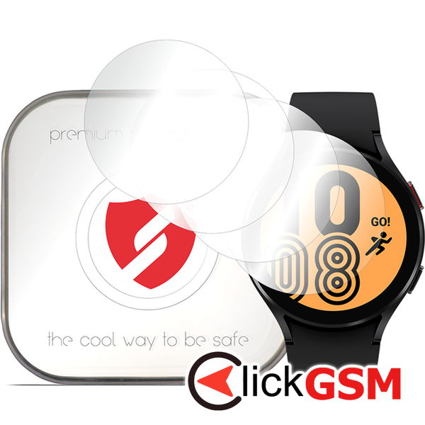 Smart Protection - Premium Classic (4 pack) - Samsung Galaxy Watch4 44mm - Clear