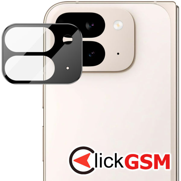 Techsuit - Full Camera Glass - Google Pixel 9 Pro Fold - Black