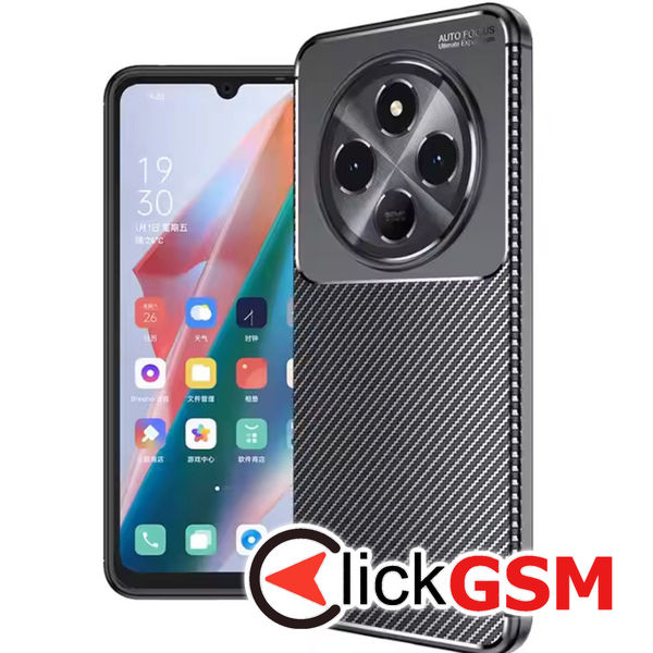 Techsuit - CarbonFiber - Xiaomi Redmi 14C / Poco C75 - Black