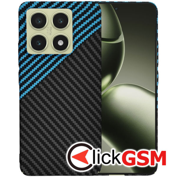 Techsuit - Carbonite FiberShell - Xiaomi 14T - Blue Pulse