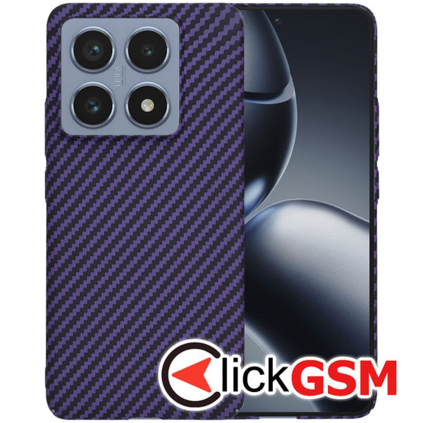 Techsuit - Carbonite FiberShell - Xiaomi 14T Pro - Purple